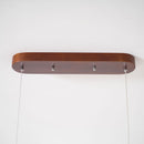 Lustre Pendente de Teto de Madeira Contemporânea