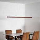 Lustre Pendente de Teto de Madeira Contemporânea
