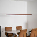 Lustre Pendente de Teto de Madeira Contemporânea