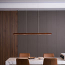 Lustre Pendente de Teto de Madeira Contemporânea