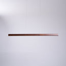 Lustre Pendente de Teto de Madeira Contemporânea