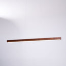 Lustre Pendente de Teto de Madeira Contemporânea