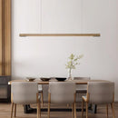 Lustre Pendente de Teto de Madeira Contemporânea