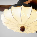 Fluted Glass Ceiling Fan Light