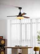 Fluted Glass Ceiling Fan Light