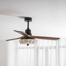 Fluted Glass Ceiling Fan Light