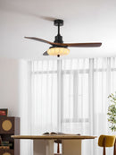 Fluted Glass Ceiling Fan Light