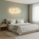 Lotus Petal Ceramic Wall Sconce