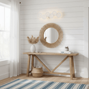 Lotus Petal Ceramic Wall Sconce