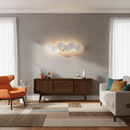 Lotus Petal Ceramic Wall Sconce