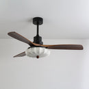 Fluted Glass Ceiling Fan Light