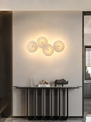Lotus Petal Ceramic Wall Sconce