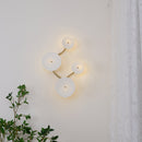 Lotus Petal Ceramic Wall Sconce