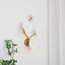 Lotus Petal Ceramic Wall Sconce