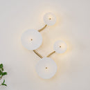 Lotus Petal Ceramic Wall Sconce