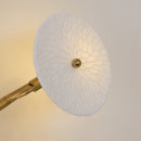 Lotus Petal Ceramic Wall Sconce