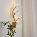 Lotus Petal Ceramic Wall Sconce