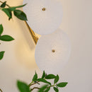 Lotus Petal Ceramic Wall Sconce