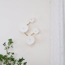 Lotus Petal Ceramic Wall Sconce