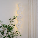 Lotus Petal Ceramic Wall Sconce