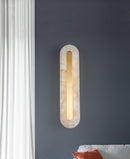 Luxury Alabaster Wall Sconce Hardwired Fixture