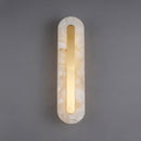 Luxury Alabaster Wall Sconce Hardwired Fixture