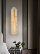 Luxury Alabaster Wall Sconce Hardwired Fixture