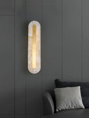 Luxury Alabaster Wall Sconce Hardwired Fixture