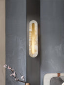 Luxury Alabaster Wall Sconce Hardwired Fixture
