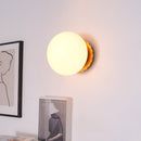 Marshmallow Glass & Metal Wall Fixture