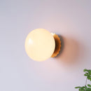 Marshmallow Glass & Metal Wall Fixture
