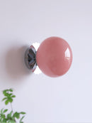 Marshmallow Glass & Metal Wall Fixture