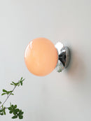 Marshmallow Glass & Metal Wall Fixture