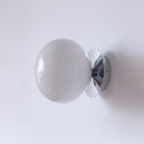 Marshmallow Glass & Metal Wall Fixture