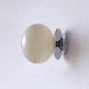 Marshmallow Glass & Metal Wall Fixture