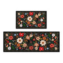 Boho Meadow Floral Kitchen Mats