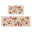 Boho Meadow Floral Kitchen Mats