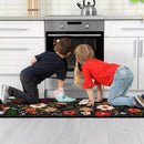 Boho Meadow Floral Kitchen Mats
