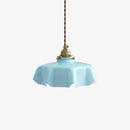 Vintage French Flower Pendant Light