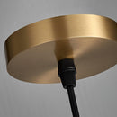 Modern Alabaster Globe Pendant Light with Brass Finish
