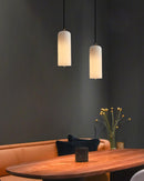 Modern Alabaster Globe Pendant Light with Brass Finish