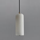 Modern Alabaster Globe Pendant Light with Brass Finish