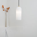 Modern Alabaster Globe Pendant Light with Brass Finish