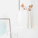 Modern Alabaster Globe Pendant Light with Brass Finish