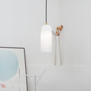 Modern Alabaster Globe Pendant Light with Brass Finish