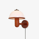 Scandinavian Oak Wood Wall Sconce
