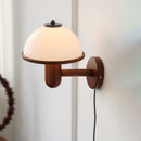 Scandinavian Oak Wood Wall Sconce