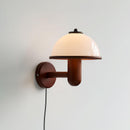 Scandinavian Oak Wood Wall Sconce