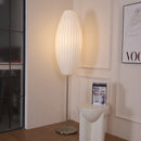 Spherical Ribbed Shade Floor Lamp