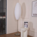 Spherical Ribbed Shade Floor Lamp